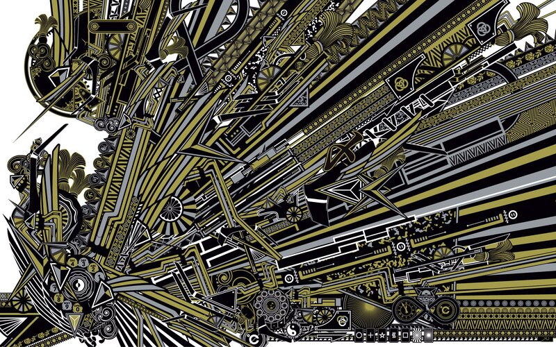 abstract geometric pattern art