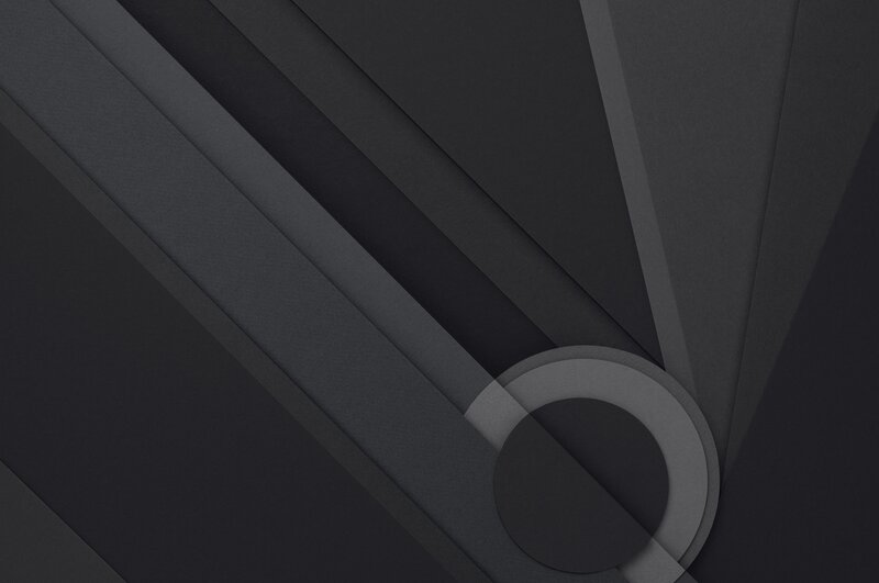 Abstract Geometric Pattern — Black, Calm