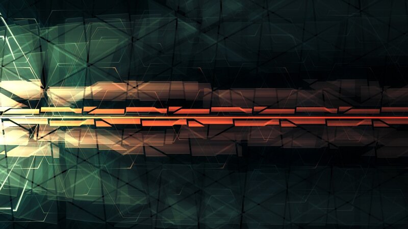 Abstract Geometric Pattern — Black, Dark, Digital Art, Lines