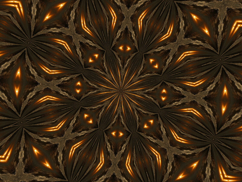 Abstract Geometric Pattern — Black, Dramatic, Digital Art