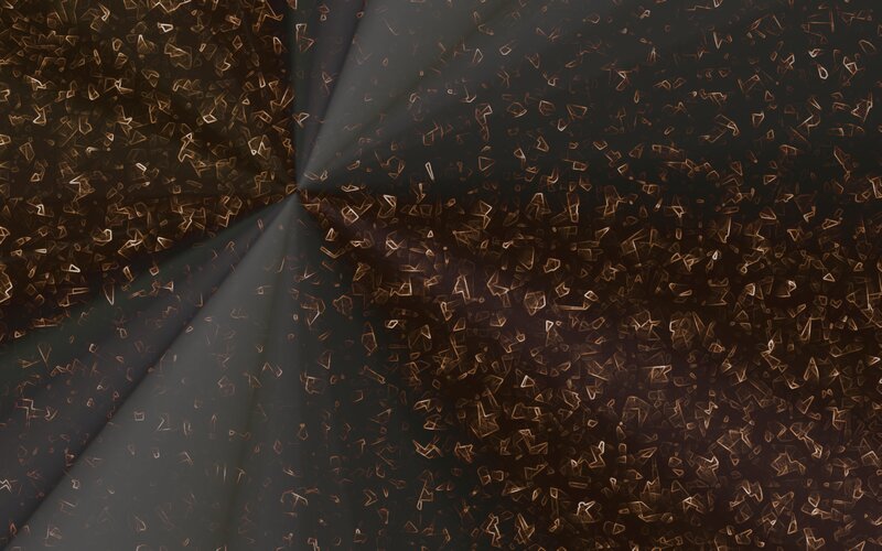 Abstract Geometric Pattern — Black, Dramatic, Digital Art, Triangles