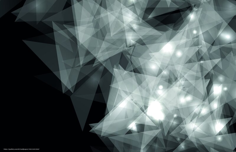 Abstract Geometric Pattern — Black, Dramatic, Triangles