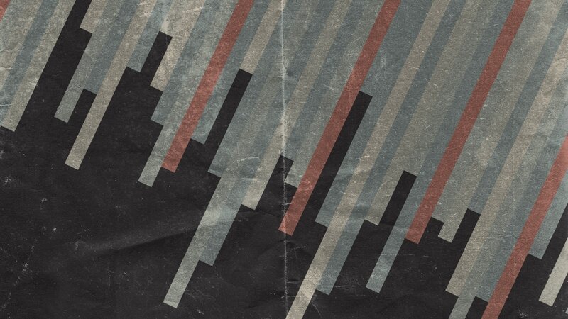 Abstract Geometric Pattern — Black, Textured