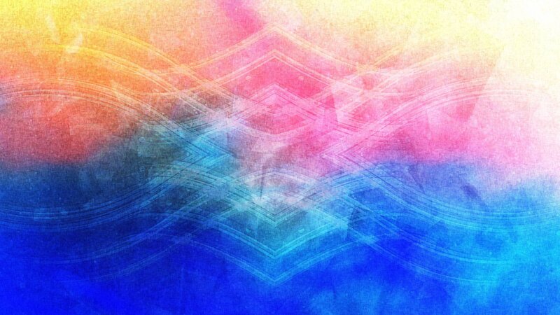 Abstract Geometric Pattern — Blue, Calm, Geometric Shapes
