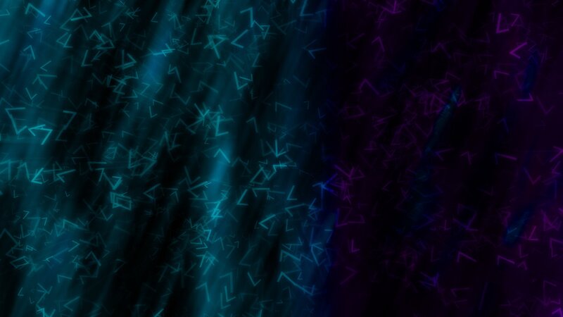 Abstract Geometric Pattern — Blue, Dark, Digital Art
