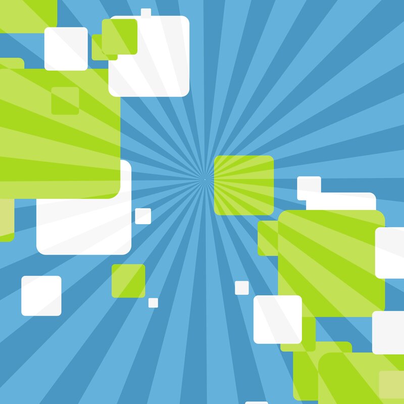 Abstract Geometric Pattern — Blue, Dynamic, Vector Art
