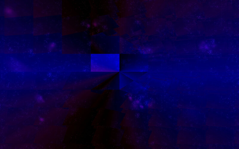 Abstract Geometric Pattern — Blue