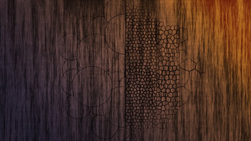 Abstract Geometric Pattern — Brown, Calm, Digital Art
