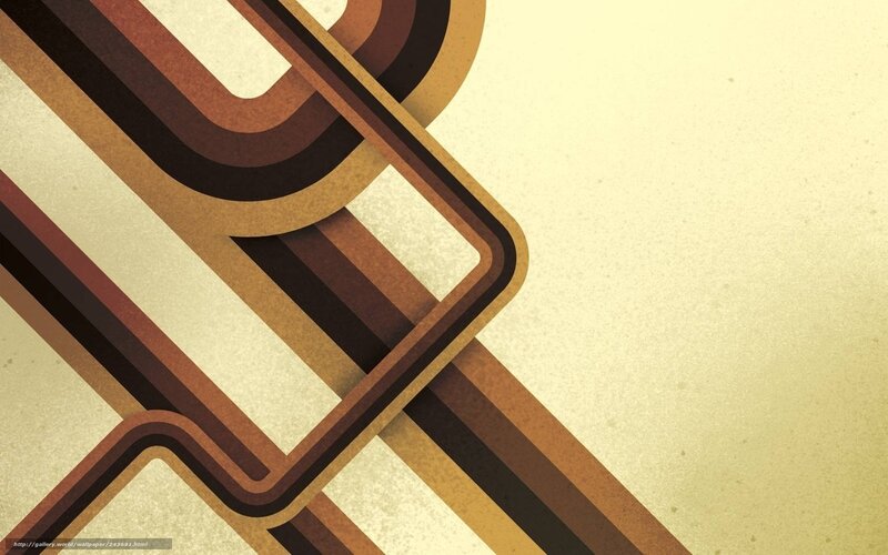 Abstract Geometric Pattern — Brown, Calm