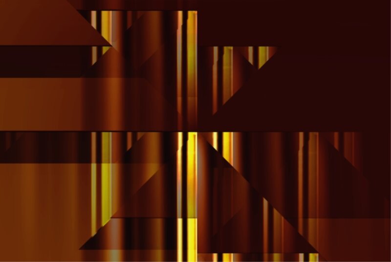 Abstract Geometric Pattern — Brown, Dramatic, Lines