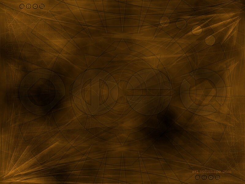 Abstract Geometric Pattern — Brown, Mysterious
