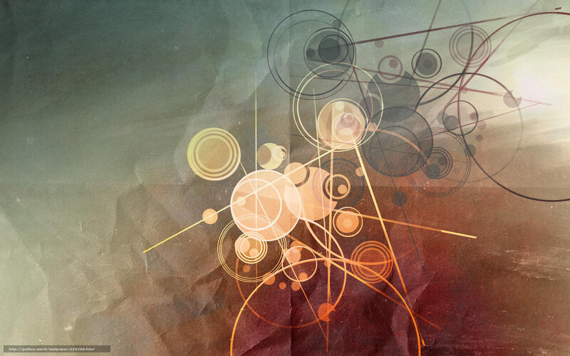 Abstract Geometric Pattern — Brown, Textured