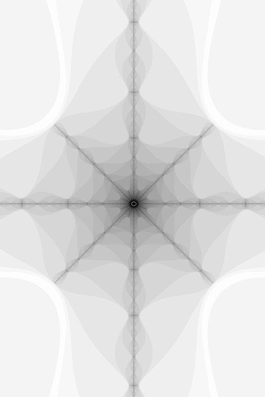 Abstract Geometric Pattern — Gray, Calm, White