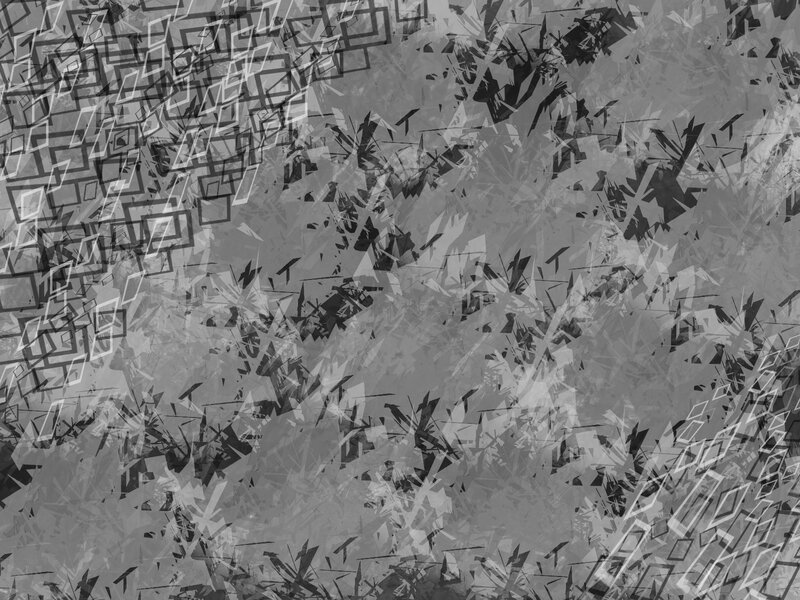 Abstract Geometric Pattern — Gray, Chaotic