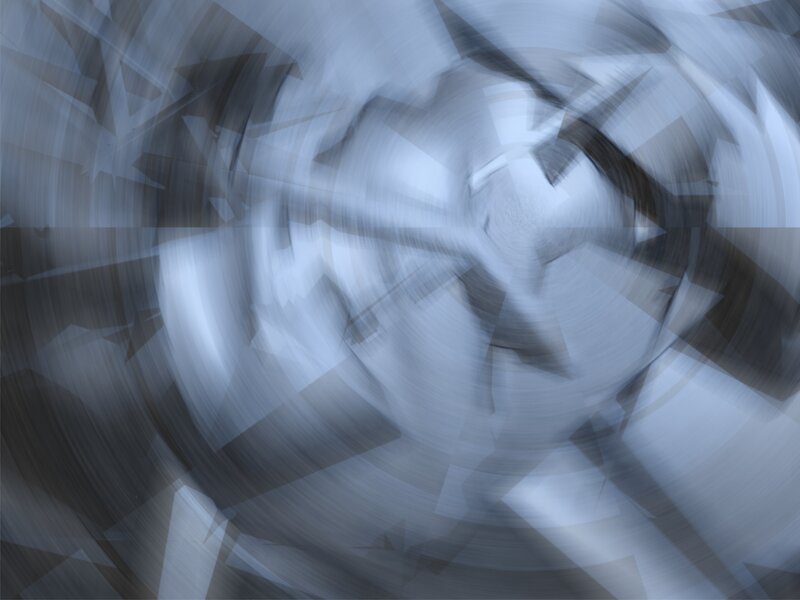 Abstract Geometric Pattern — Gray, Dynamic, Spiral
