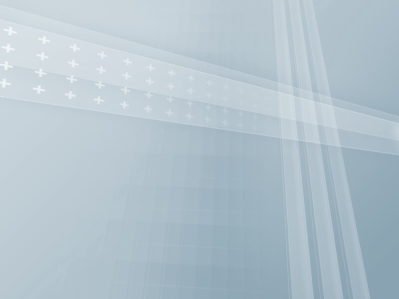 Abstract Geometric Pattern — Light Blue
