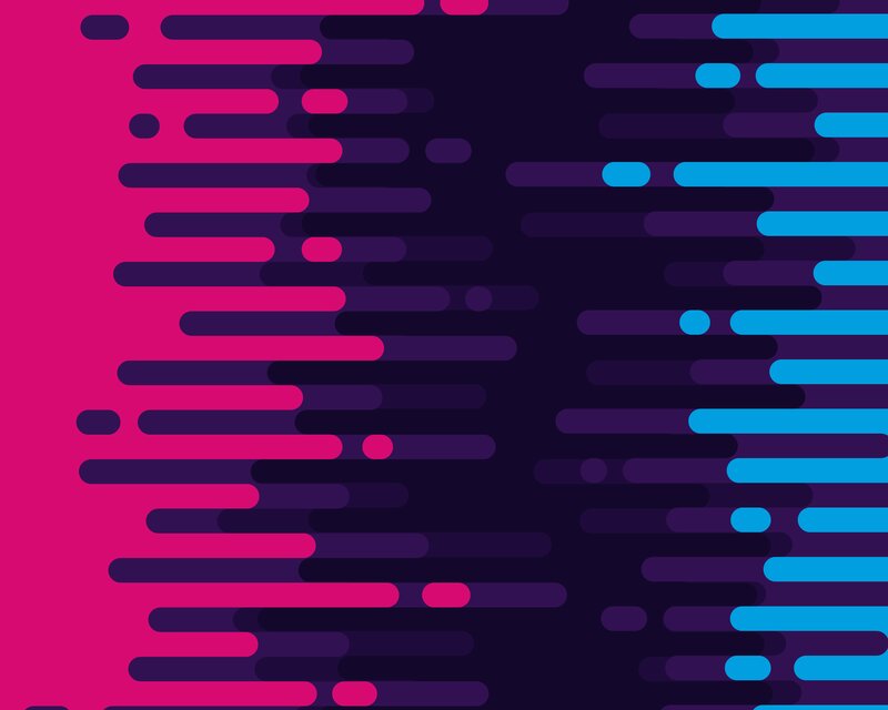 Abstract Geometric Pattern — Magenta