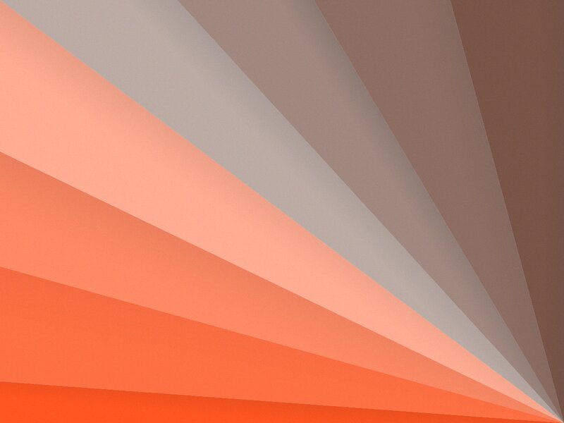 Abstract Geometric Pattern — Orange, Calm, Lines
