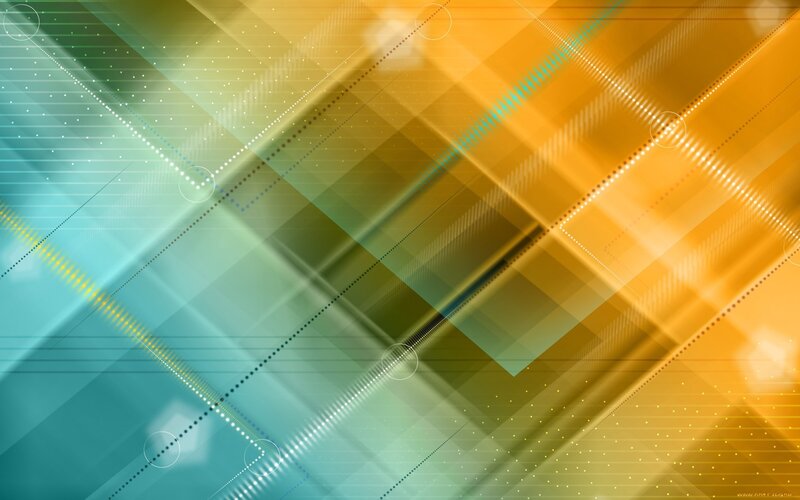 Abstract Geometric Pattern — Orange, Dynamic, Lines, Dots