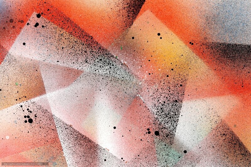 Abstract Geometric Pattern — Orange, Dynamic, Triangles