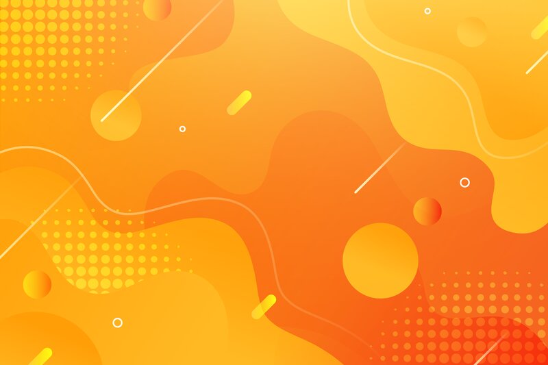 Abstract Geometric Pattern — Orange, Vibrant