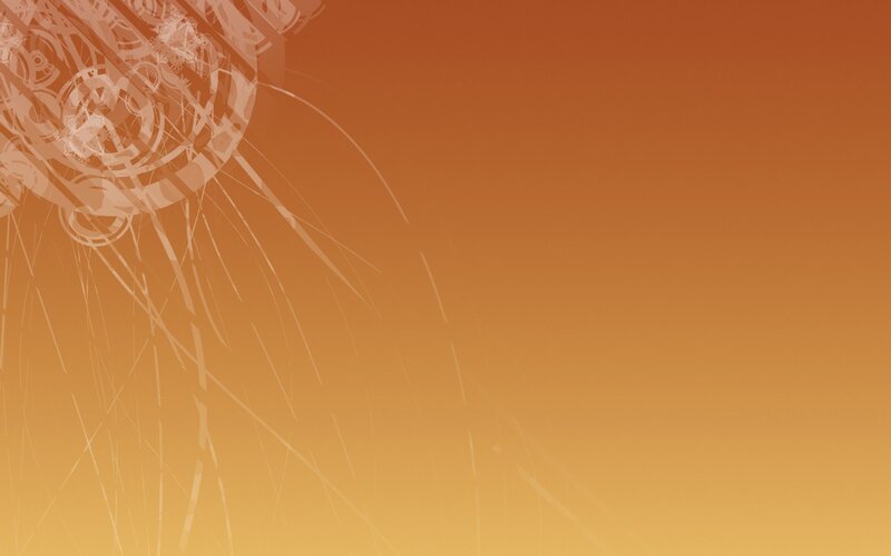 Abstract Geometric Pattern — Orange, Warm