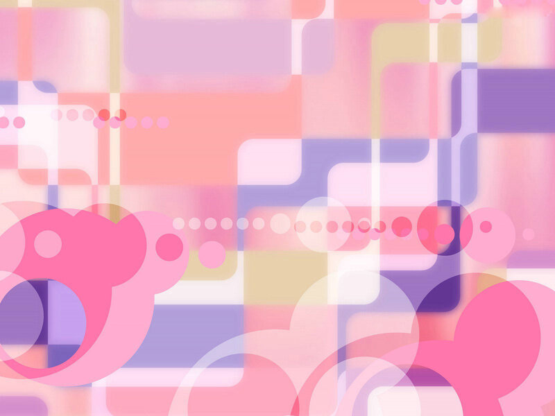 Abstract Geometric Pattern — Pink, Calm