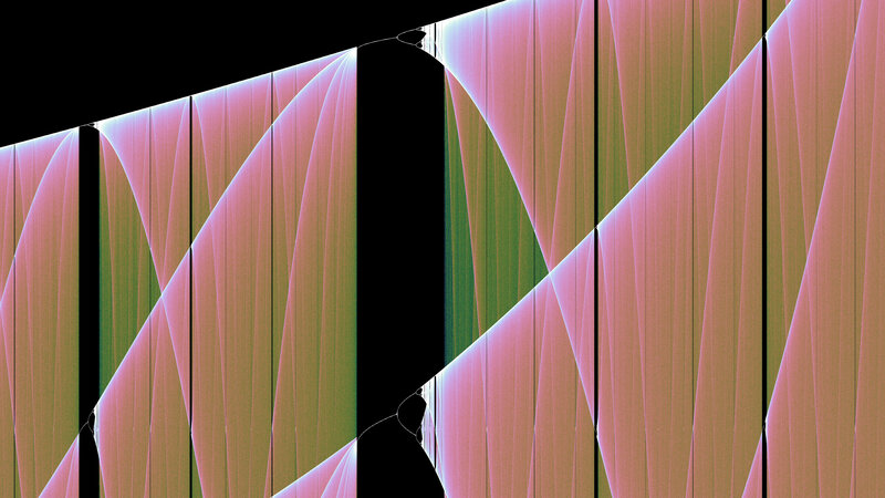 Abstract Geometric Pattern — Pink, Dramatic
