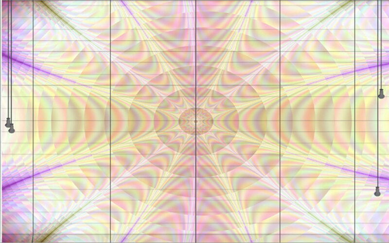 Abstract Geometric Pattern — Pink, Hypnotic