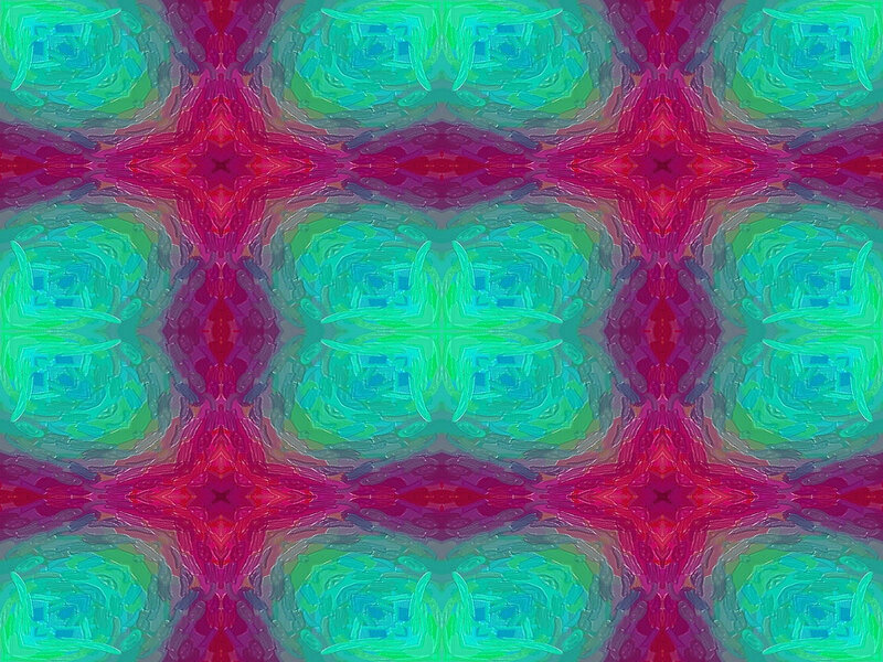 Abstract Geometric Pattern — Pink, Vibrant, Digital Art