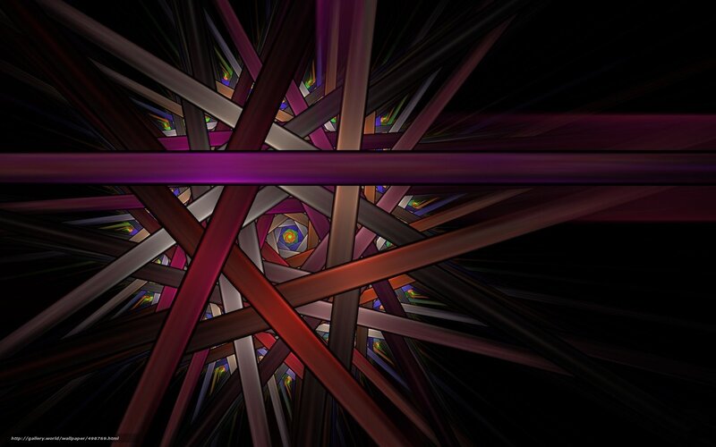 Abstract Geometric Pattern — Purple, Dark, Digital Art