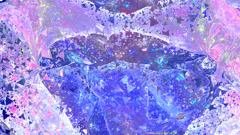 Abstract Geometric Pattern — Purple, Dreamy