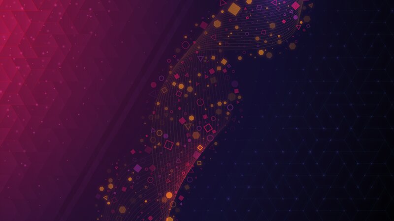 Abstract Geometric Pattern — Purple, Dynamic, Digital Art, Geometric Shapes, Lines