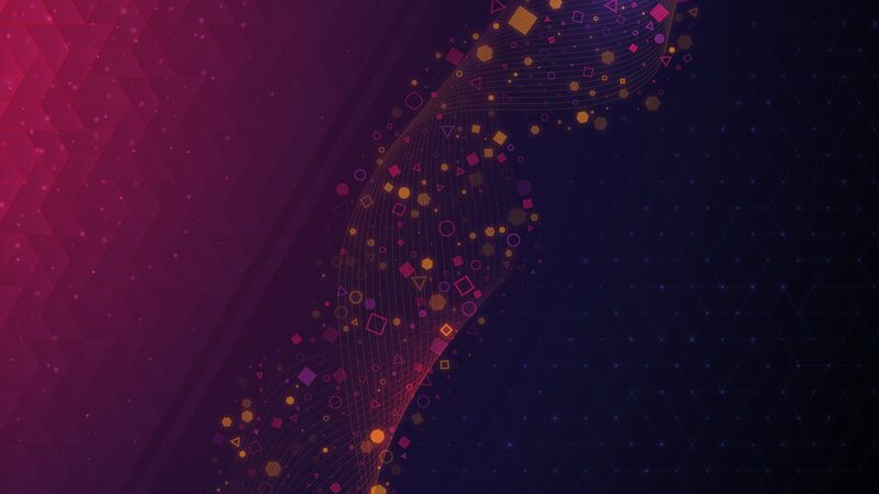 Abstract Geometric Pattern — Purple, Dynamic, Digital Art, Geometric Shapes