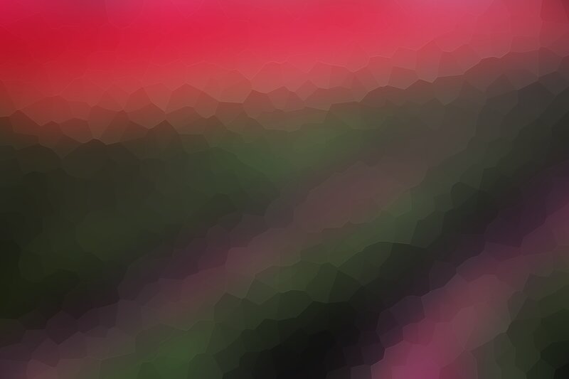 Abstract Geometric Pattern — Red, Calm, Green
