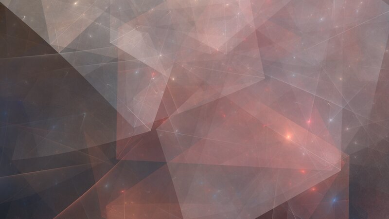 Abstract Geometric Pattern — Red, Cosmic
