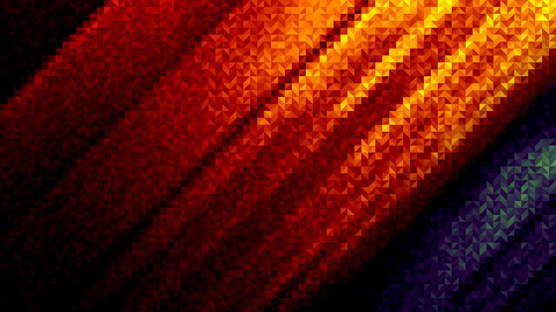 Abstract Geometric Pattern — Red, Dramatic, Digital Art, Triangles, Gradient