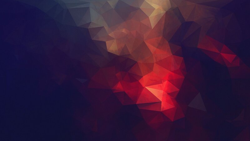 Abstract Geometric Pattern — Red, Dramatic, Digital Art, Triangles