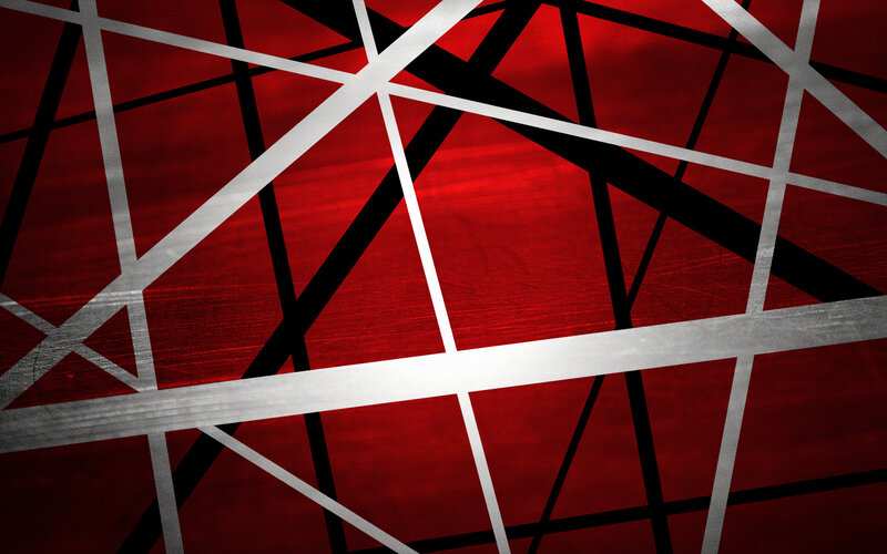 Abstract Geometric Pattern — Red, Dramatic