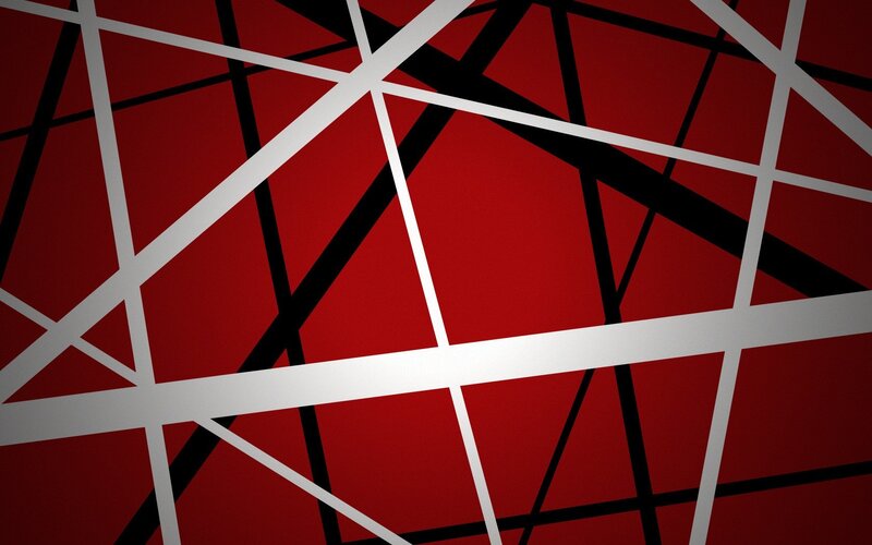 Abstract Geometric Pattern — Red, Dynamic, Lines