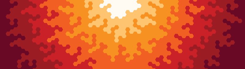 Abstract Geometric Pattern — Red, Warm, Sunset