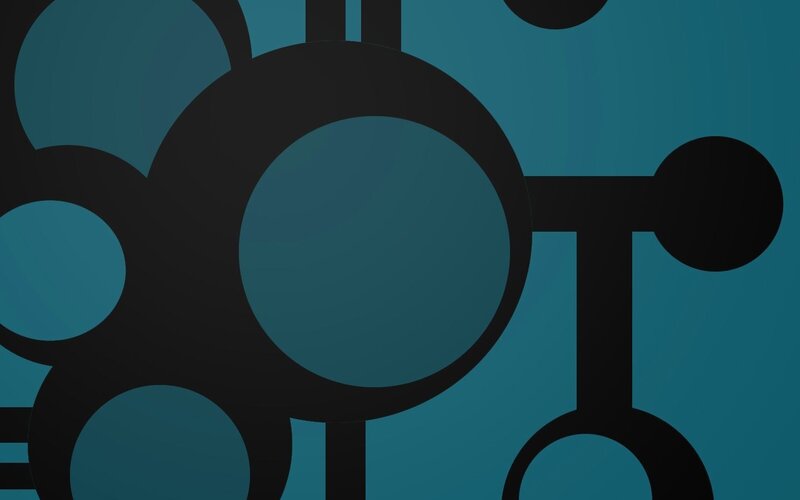 Abstract Geometric Pattern — Teal, Calm