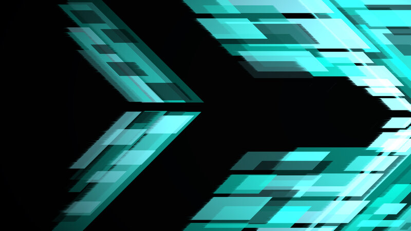 Abstract Geometric Pattern — Teal