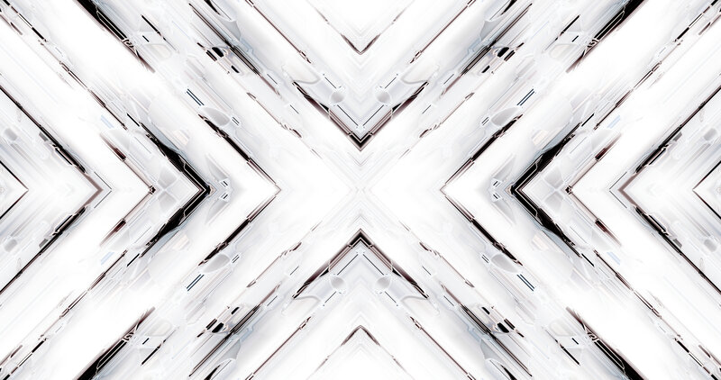 Abstract Geometric Pattern — White, Calm, Lines