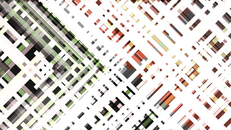 Abstract Geometric Pattern — White, Calm, Squares