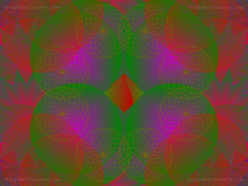 Abstract geometric pattern with circles