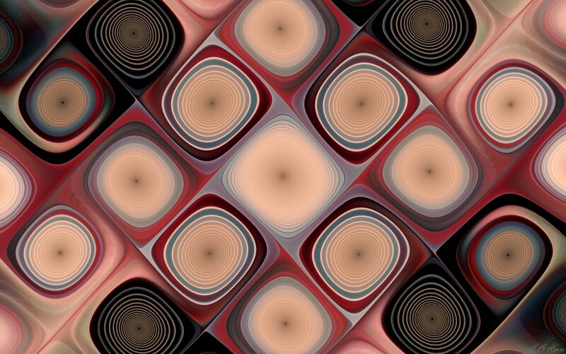 Abstract geometric pattern with concentric circles