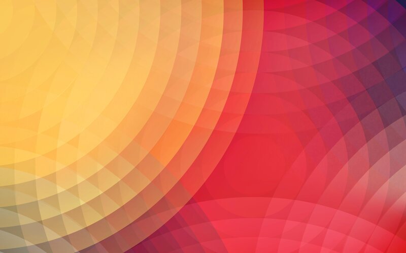 Abstract Geometric Pattern — Yellow, Dynamic, Curved Lines