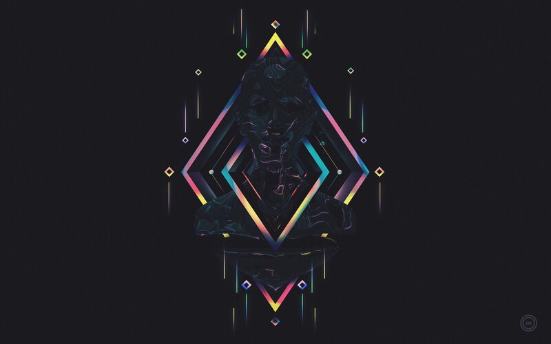 Abstract Geometric Portrait