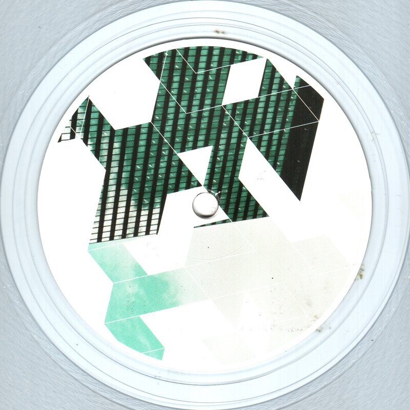 abstract geometric record label